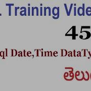 SQL Date Time Datetime Datatypes Sql Videos In Telugu 45