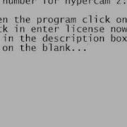How To Get A Serial Number For Hypercam 2