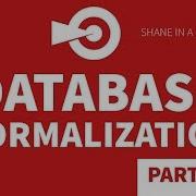 Database Normalisation Part 1