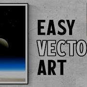 Inkscape Tutorial How To Use Gradient Tool And Dip Pen To Make Earth Horizon Vector Art