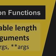 Variable Length Arguments In Python Python Tutorial In Hindi Types Of Arguments In Python