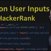 How Does User Input Works In HackerRank In Python Raw Input Split Input
