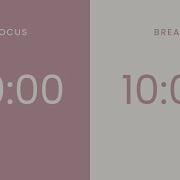 40 10 Pomodoro Timer 4 X 40 Min Focus Study Reflection Productivity