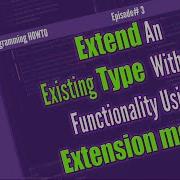How To Extension Methods C Online Tutorial