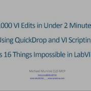 How To Edit Over 1000 LabVIEW VIs In Under 2 Minutes