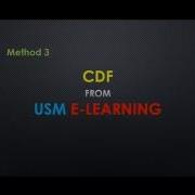 How To Embed CDF Into ELearn USM