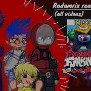 Rodamrix React To Vs Impostor V4 All Videos Shorts Sub Eng Roxy Fnf Gacha Rodamrix
