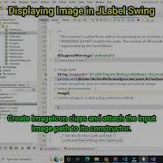 Swing GUI Display Image On Java Swing Show Image In JLabel Shorts Javaswing