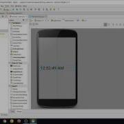 Android Studio TextClock Tutorial Teil 1