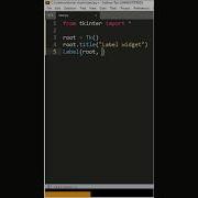 Label Widget In Tkinter Tkinter Tutorial 7 Py Ideas Tkintertutorial Shorts Pythontutorial