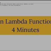 Lambda Functions Anonymous Functions In Python Python Interview Question 1