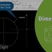 Create Radius Dimensions For A Circle Using Smart Dimension