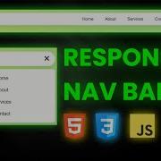 Responsive Navbar HTML CSS Javascript Navigation Bar In Html And Css Responsive