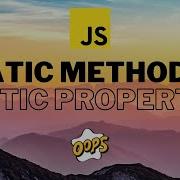 Static Methods Static Properties In JavaScript JavaScript OOP 5