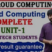 Cloud Computing Complete Unit 1 Unit 1 Cloud Computing Btech Cloud Computing Subject