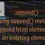 JQuery Tutorials 34 Using Jquery Append Method To Append An Html Element With An Element