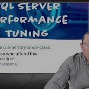 SQL Server Performance Tuning Course