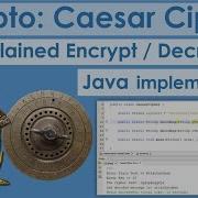 Crypto Caesar Cipher Explained Java Implementation