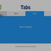 How To Create Tabs Using HTML CSS And JavaScript
