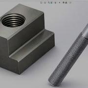 SolidWorks Tutorial 13 T Nut And Bolt Thread Features Bolt Thread Tutorial