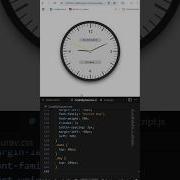Analog Clock Using HTML CSS JS Webdevelopment Coding Htmlcssjavascript Shorts