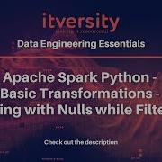 Apache Spark Python Basic Transformations Dealing With Nulls While Filtering