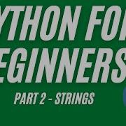 Working With Strings In Python