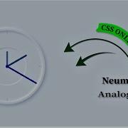 Neumorphic Working Analog Clock Using CSS Only Neumorphism HTML CSS ProgrammingTT