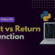 13 5 Print Vs Return In Function Python Bangla Tutorial