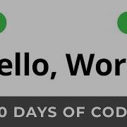 Day 0 Hello World 30 Days Of Code HackerRank Solutions
