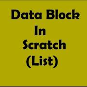 Data Block In Scratch List Scratch Programming Ojes Tutorials