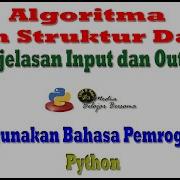Input Dan Output Pada Python