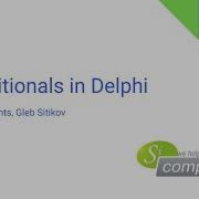Learning To Code In Delphi 02 Conditionals