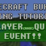 Player Quit Event LEARN BUKKIT METHODS E14
