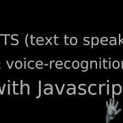 TTS Voice Recognition For FREE With Javascript