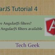 AngularJS Tutorial 4 Angular Filter