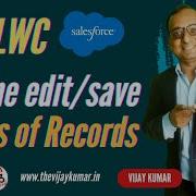 75 Inline Edit Save Field And Refresh The LWC Component After Successful Save Lwc Lwctutorial