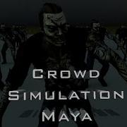 Crowd Simulation Maya