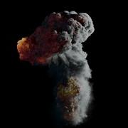 Houdini 16 Pyro FX Explosion Test