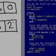 Turbo Pascal Sort
