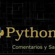 Programación Con Python Comentarios Identación