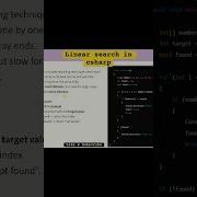Linear Search In Sorted Array Linear Search Algorithm With Example Explain Linear Search