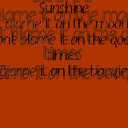Micheal Jackson Blame It On The Boogie Lyrics