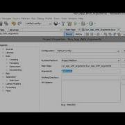 Netbeans Run JAVA Project With Argument