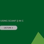 C Program How Using Scanf