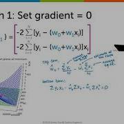 Washington Regression Week 1 022 Approach 1 Closed Form Solution