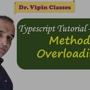 Typescript Tutorial 13 Function Overloading In Typescript Method Overloading Dr Vipin Classes