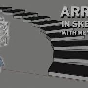 Surprising ARRAY Technique In SketchUp With Memory Copy The Architecture Tract With Manan Hans