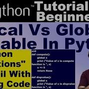Python Local And Global Variable Difference Between Local And Global Variable In Python