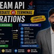 Java Stream API промежуточные и терминальные операции Практический урок